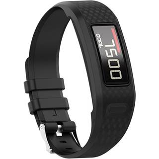 Garmin Vivofit 1/2 Udskiftning af Silikonestrop med Integreret Ramme - Sort