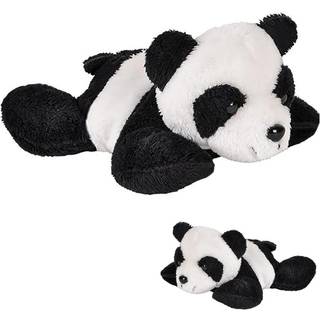 The Dreidel Company Plys Panda Mighty Mights 3,5"""" Plys udstoppet Super bldt og nuttet dyrelegetj Klassevrelsesdekorationer Drenge og piger (P