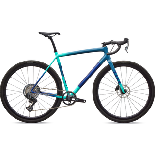 Specialized - Crux Expert Sram Rival Xplr AXS - Grey /lagoon - 61 cm - blue