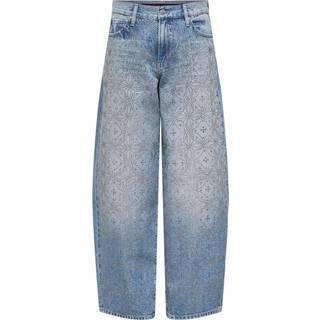 Only - Onlgianna Rhinestone Str Red Dot - 4907861 Light Medium Blue Denim