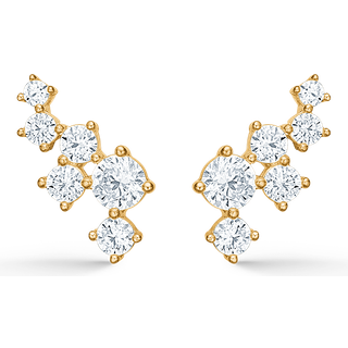 Mads Z Noemi øreringe i 8 karat guld med cubic zirkonia