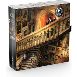 Ceaco - Silver Select - Thomas Kinkade Harry Potter - Grand Staircase - 500 brikkers puslespil til voksne - Udfordrende puslespil Perfekt til spi