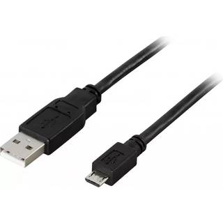 Deltaco micro-USB kabel2m- Sort