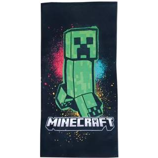 Minecraft: Badehåndklæde - 70 x 140 cm, 100% bomuld