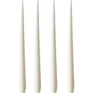 Ester & Erik Antiklys Lakeret 32 Cm 4-pak Ivory - Lys Paraffinvoks Elfenben - 0304-06-0