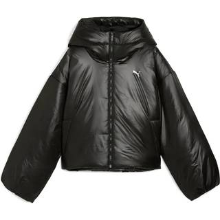 PUMA Wardrobe Essentials Shiny Padded Jacket Women, Clothing, Black, L