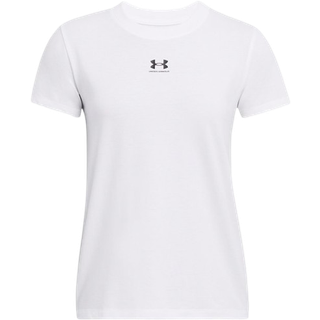 T-shirt Under Armour Campus Core SS-WHT 1383648-100 Størrelse S