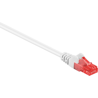 CAT 6 patchkabel, U/UTP, hvid, 10m