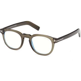 TOM FORD Mand FT5629-B 096 Optiske stel Acetat Grøn Rund Normal