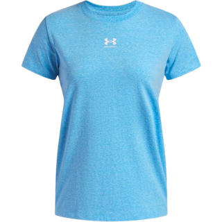 Under Armour Rival Core Women's Short Sleeve Ether Blue / White M