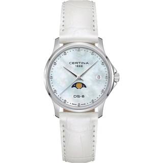 Certina DS-8 Moonphase Lady C0452231613100 - Dame - 32 mm - Analog - Quartz - Safirglas