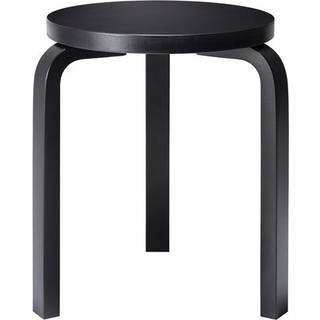 Artek 60 Taburet / - Skamler Birk Hvid - 28000155