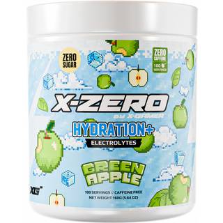 X-Gamer X-Zero Hydration+ Green Apple - 100 Portioner