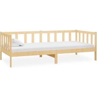 Daybed Massivt Fyrretræ - Naturfarvet / 90 x 200 cm