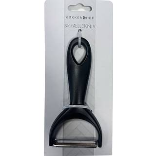 Køkkenchef skrællekniv sort - 20,5 cm
