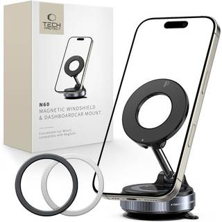 Tech-Protect N60 magnetisk MagSafe bilholder - sort