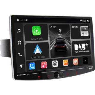 Macrom T1003DAB 10" bilstereo med Android 13, DAB+ og Bluetooth