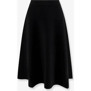 Max Mara Lazio pleated crÃªpe midi skirt - black - S