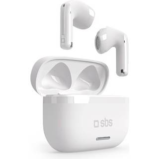 SBS Air Space True Wireless In-Ear Headset - Active Noise Cancelling - Hvid