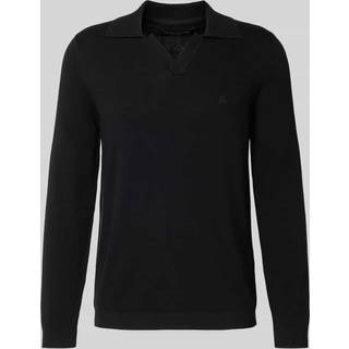 Marc O'Polo Herren Pullover schwarz unifarben