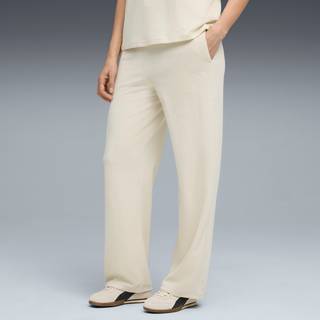 PUMA Essentials Elevated Velour Pants Women, Clothing, Alpine Snow, M