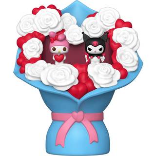 Sanrio Bitty POP! Bouquet Vinyl Figure 2-Pack My Melody & Kuromi (Valentine) 4 cm