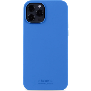 Holdit iPhone 12 / 12 Pro Soft Touch Silikone Cover - Sky Blue