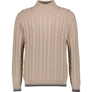 OLYMP Herren Pullover beige unifarben