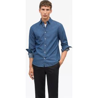 Spenser Bomuldsindigo Skjorte - Dream blue - 39