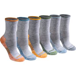 Dickies Kvinders dri-tech Advanced Moisture Wicking Mid-Crew Socks tilgængelige i M-L (6 12 Gray Assortered (6 par) medium