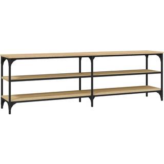 tv-bord 160x30x50 cm konstrueret træ sonoma-eg