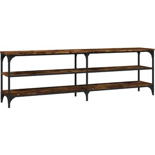 tv-bord 160x30x50 cm konstrueret træ røget egetræsfarve