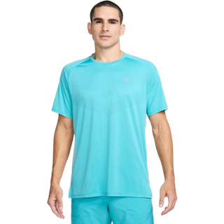 Nike Stride Dri-Fit ADV Short-Sleeve Running Top Løbeshirt Herrer størrelse S farve turkis