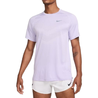 Kortærmet Nike Stride Dri-FIT ADV-løbetop til mænd - lilla
