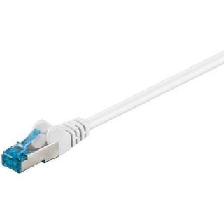 CAT 6a patchkabel S/FTP (PiMF), hvid, 15m