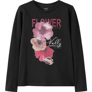 NAME IT Langærmet Bluse Saga Black