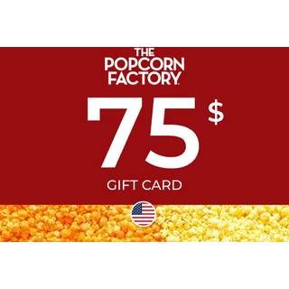 The Popcorn Factory Gift Card 75 USD Key - UNITED STATES