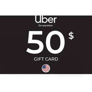 Uber Rides Gift Card 50 USD Key - UNITED STATES