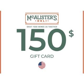 McAlister’s Gift Card 150 USD Key - UNITED STATES