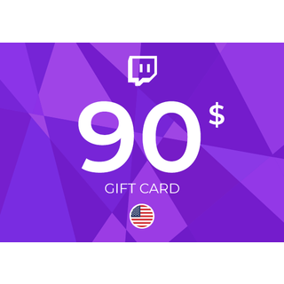 Twitch Gift Card 90 USD Key - UNITED STATES