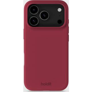 Phone Case Silicone Red Velvet iPhone 17 Pro Max - Rød - Add QTY