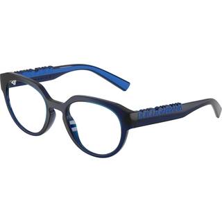 Dolce & Gabbana Unisex DG5113 3009 Optiske stel Injiceret Blå Transparent Pantos Normal