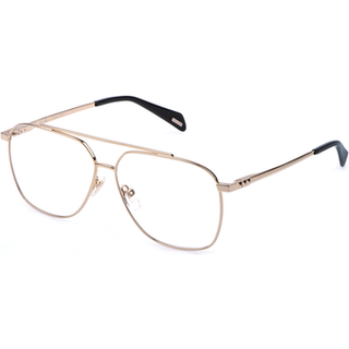 Police Kvinde VPLT06 0300 Optiske stel Metal Guld Firkantet