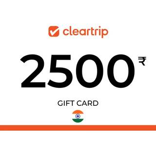 Cleartrip Gift Card 2500 INR Key - INDIA