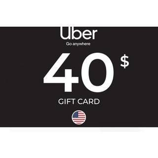 Uber Rides Gift Card 40 USD Key - UNITED STATES