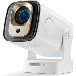 HY260 Pro Android 11 LED-videoprojektor med WiFi6, Bluetooth 5.4 - Hvid