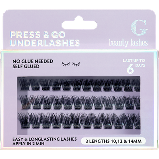 G Beauty Lashes Press & Go Underlashes - Rave