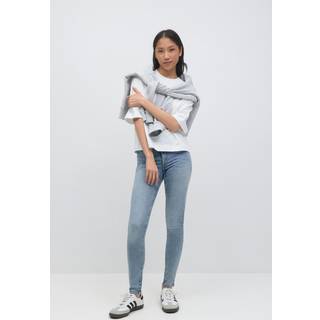 Gina Tricot-Molly high waist jeans-Highwaist jeans-Blå-XS-Dame