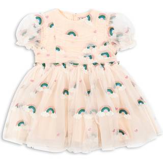 Konges Sløjd Tullie Kjole Rainbow Glitter  Rainbow Glitter 5-6 Y  Lyserød  5-6 år  kvinde