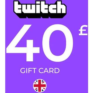 Twitch Gift Card 40 GBP Key - UNITED KINGDOM